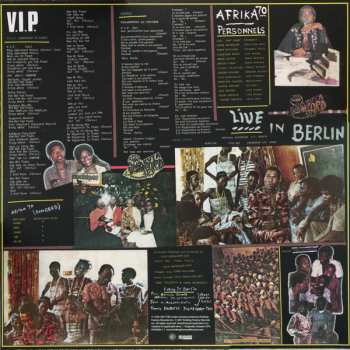LP Fela Kuti: V.I.P. (Vagabonds In Power) Vol. 1 Live In Berlin 66636