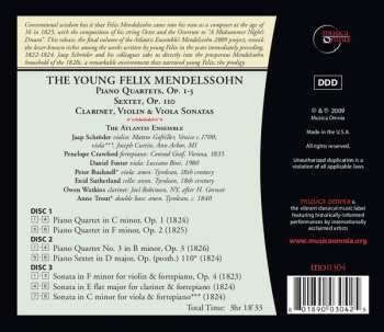3CD Felix Mendelssohn-Bartholdy: The Young Felix Mendelssohn