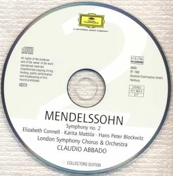 4CD/Box Set Felix Mendelssohn-Bartholdy: 5 Symphonies, 7 Overtures 411136