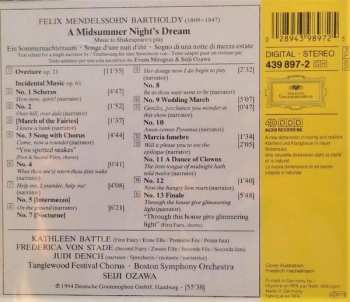 CD Felix Mendelssohn-Bartholdy: A Midsummer Night's Dream 44817
