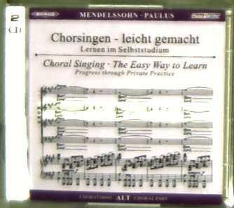 Album Felix Mendelssohn-Bartholdy: Chorsingen Leicht Gemacht:mendelssohn,paulus