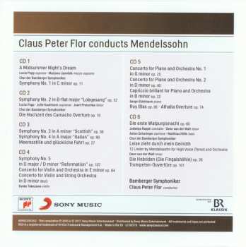 6CD/Box Set Felix Mendelssohn-Bartholdy: Claus-Peter Flor Conducts Mendelssohn 329980