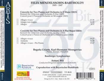 CD Felix Mendelssohn-Bartholdy: Concertos For 2 Pianos And Orchestra 389299
