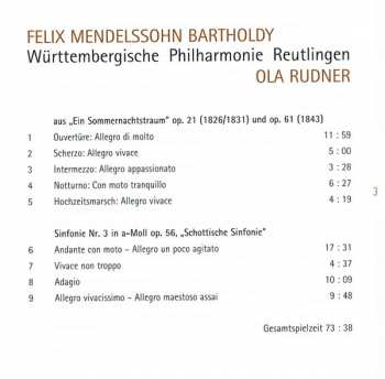 SACD Felix Mendelssohn-Bartholdy: „Ein Sommernachtstraum" • Sinfonie Nr. 3 „Schottische" 429689