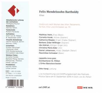 2CD Felix Mendelssohn-Bartholdy: Elias 425098