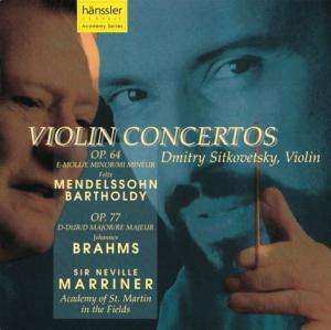 CD Felix Mendelssohn-Bartholdy: Violin Concertos: Op. 64 E Minor; Op. 77 D Major 510907