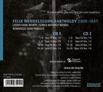 2CD Felix Mendelssohn-Bartholdy: Lieder Ohne Worte 441185