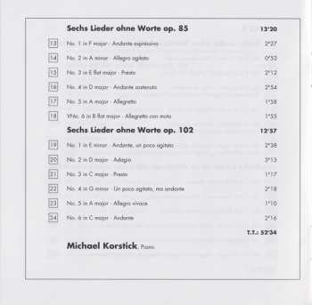 2CD Felix Mendelssohn-Bartholdy: Lieder Ohne Worte ∙ Variations Sérieuses 120048