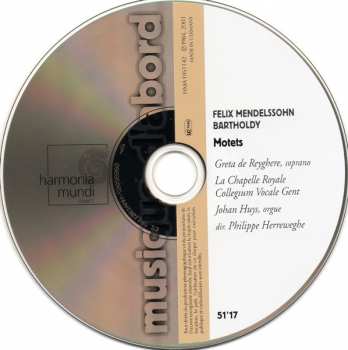 CD Felix Mendelssohn-Bartholdy: Motets & Psaumes 244207