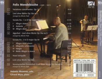 CD Felix Mendelssohn-Bartholdy: Music For Cello And Piano 246207