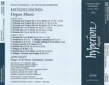 2CD Felix Mendelssohn-Bartholdy: Music For Organ 345530