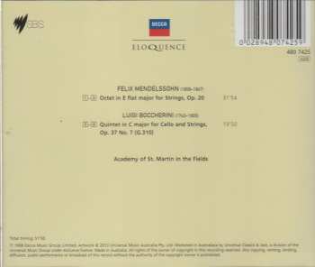 CD Felix Mendelssohn-Bartholdy: Octet For Strings, Op. 20 • Cello Quintet, Op. 37 No. 7 340023