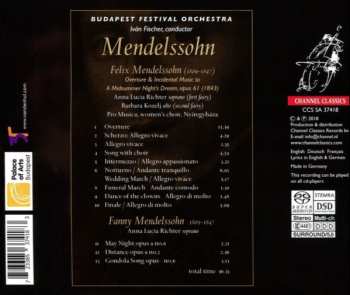SACD Felix Mendelssohn-Bartholdy: Overture & Incidental Music To A Midsummer Night's Dream 121185