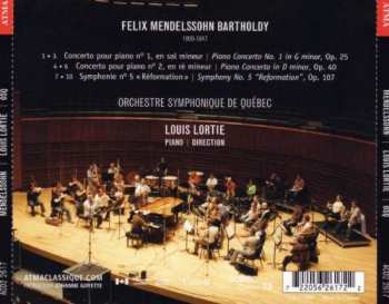 CD Felix Mendelssohn-Bartholdy: Piano Concertos 1 & 2 / Symphony No 5 "Reformation" 329579