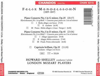 CD Felix Mendelssohn-Bartholdy: Piano Concertos 319486