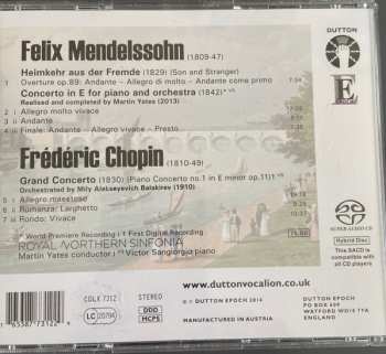 SACD Felix Mendelssohn-Bartholdy: Piano Concertos 182921