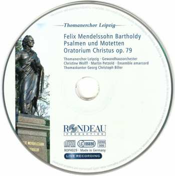 CD Felix Mendelssohn-Bartholdy: Psalmen Und Motetten, Oratorium Christus Op. 97 182012