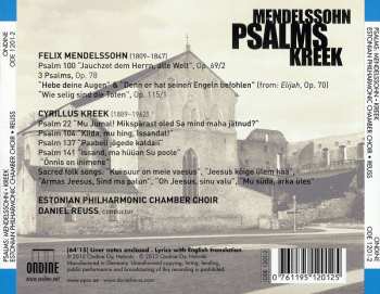 CD Felix Mendelssohn-Bartholdy: Psalms 112060