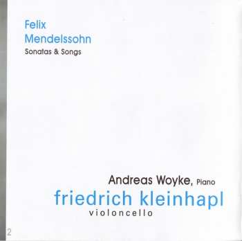 SACD Felix Mendelssohn-Bartholdy: Sonatas & Songs 332233
