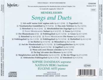 CD Felix Mendelssohn-Bartholdy: Songs And Duets 112691