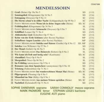 CD Felix Mendelssohn-Bartholdy: Songs And Duets ~ 3 292640