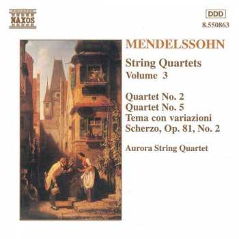 CD Felix Mendelssohn-Bartholdy: String Quartets Vol. 3 427430