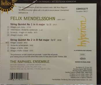 CD Felix Mendelssohn-Bartholdy: String Quintets 314717