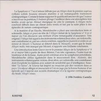 CD Felix Mendelssohn-Bartholdy: String Symphonies Vol. 2 Nos. 7 - 9 320662