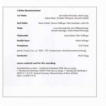 CD Felix Mendelssohn-Bartholdy: String Symphonies Vol. 3 330593