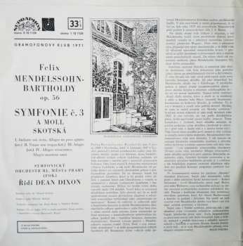 LP Felix Mendelssohn-Bartholdy: Symfonie Č. 3 A Moll, Skotská 276606