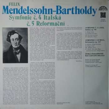 LP Felix Mendelssohn-Bartholdy: Symfonie Č. 4 Italská / Symfonie Č. 5 Reformační 53138