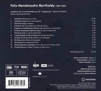 SACD Felix Mendelssohn-Bartholdy: Symphony #2 "Lobgesang 286519