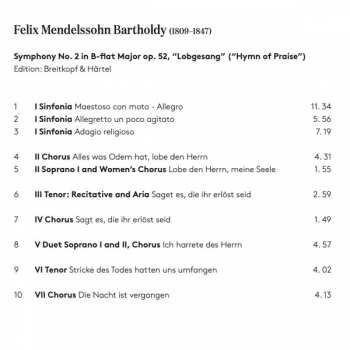 SACD Felix Mendelssohn-Bartholdy: Symphony #2 "Lobgesang 286519