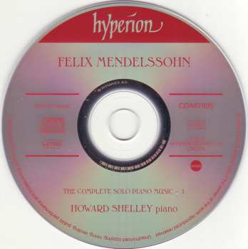 CD Felix Mendelssohn-Bartholdy: The Complete Piano Music – 1 156702