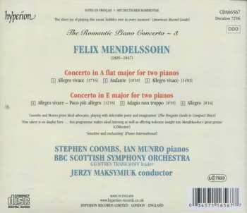 CD Felix Mendelssohn-Bartholdy: The Concertos For 2 Pianos 438271