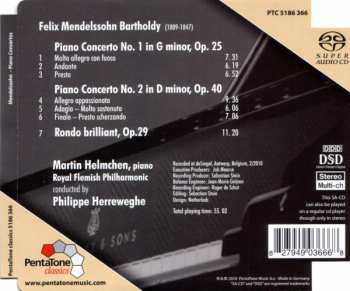 SACD Felix Mendelssohn-Bartholdy: The Piano Concertos / Rondo Brilliant, Op. 29 274935