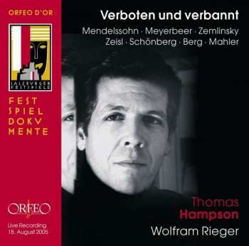 CD Thomas Hampson: Verboten Und Verbannt 421394