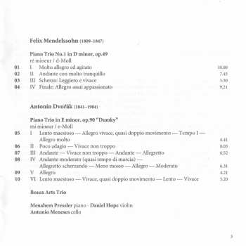 CD Felix Mendelssohn-Bartholdy: Trio No. 1 · Dumky Trio 190472