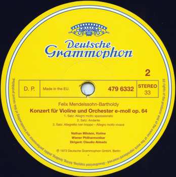 LP Felix Mendelssohn-Bartholdy: Violinkonzerte = Violin Concertos 45745