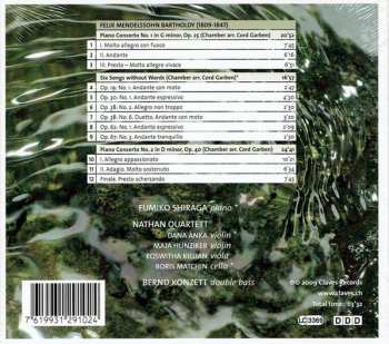 CD Felix Mendelssohn-Bartholdy: Piano Concertos Op. 25 & Op. 40 / Six Songs Without Words (Chamber Arrangements) 455034