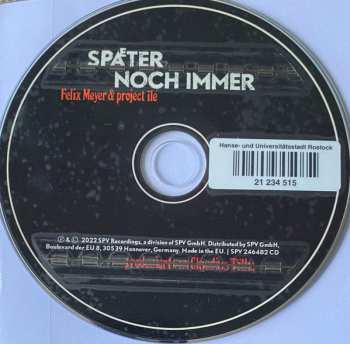 CD Felix Meyer & Project Île: Später Noch Immer 462826
