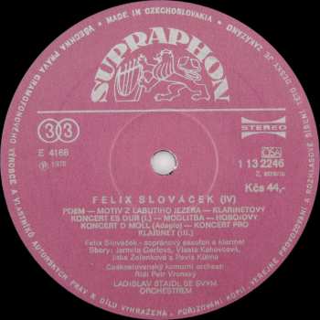LP Felix Slováček: 4 396490