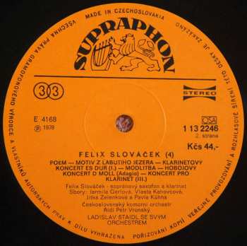 LP Felix Slováček: 4 65363