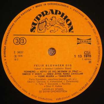 LP Felix Slováček: Felix Slováček III. 425623