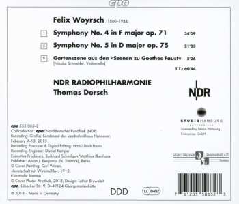 CD Felix Woyrsch: Symphonies 4 & 5 312392