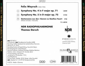 CD Felix Woyrsch: Symphonies 4 & 5 312392