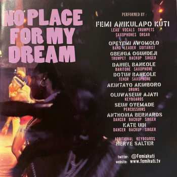 CD Femi Kuti: No Place For My Dream