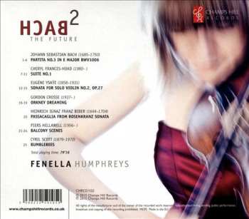 CD Fenella Humphreys: Bach 2 The Future: Works For Solo Violin [Vol.1] 430796