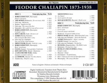 2CD Feodor Chaliapin: Prima Voce 189196