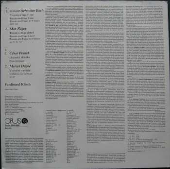 LP Ferdinand Klinda: Ferdinand Klinda Organ 119440